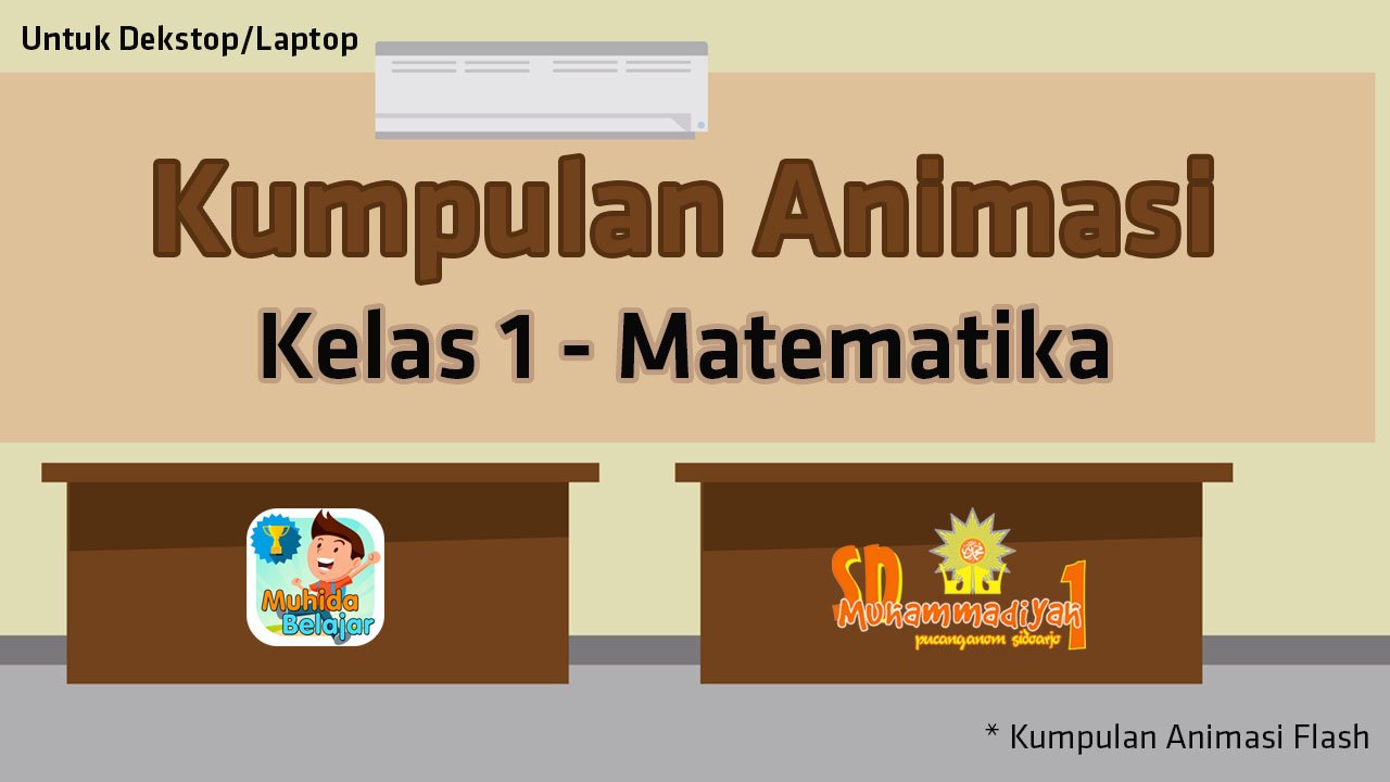 Kumpulan Animasi Kelas 1 – Matematika – MuhidaBelajar